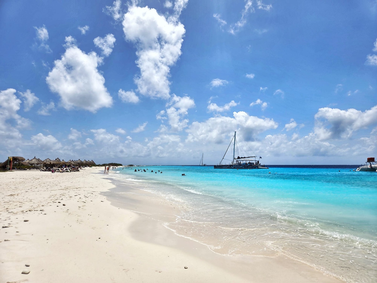 Plage paradisiaque de Klein Curaçao.